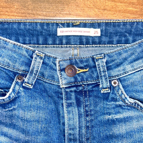 Levi’s vintage 721 size 25 - Picture 3 of 7